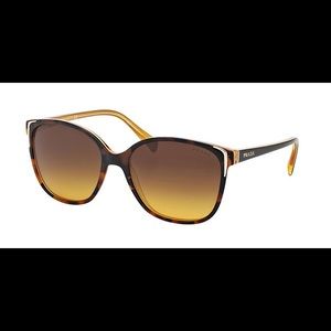 Prada PR01OS Polarized sunglasses tortoiseshell